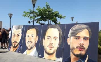 murales vittime crollo ponte morandi