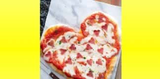 un cuore di pizza