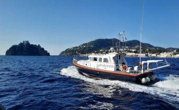 carabinieri in mare ischia