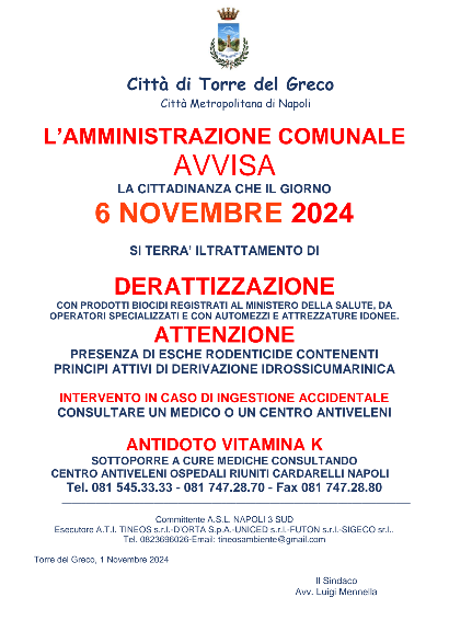 derattizzazione 